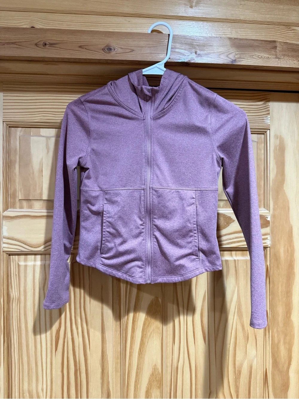 Girls Old Navy Mauve Zip-Up Hoodie Jacket